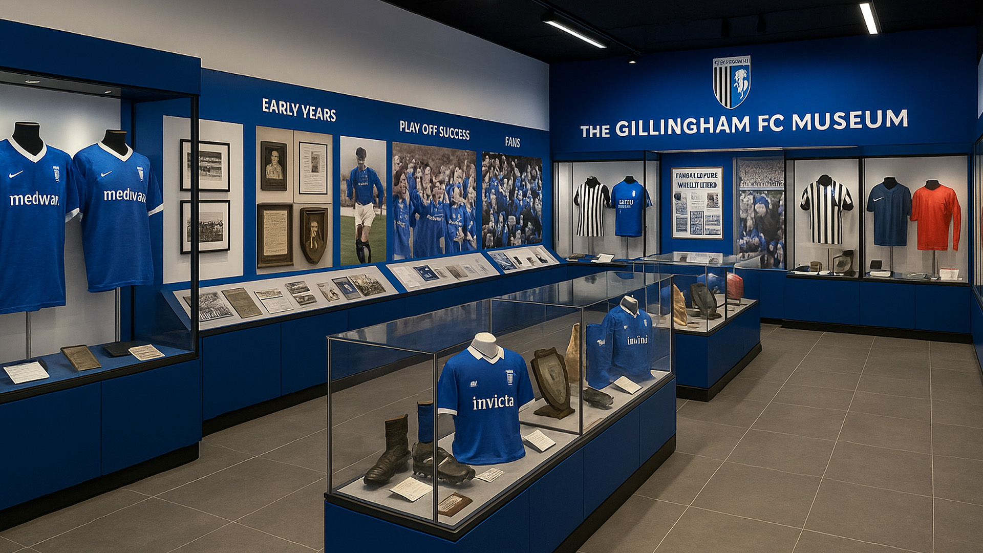 CGI image of GFC Museum layout and design